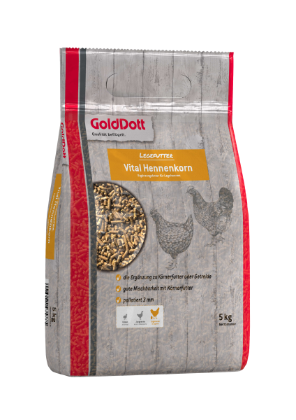 GoldDott Vital Hennenkorn 5kg - MHD 08.025